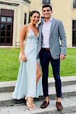 The perfect wedding guest, romantic date night formal dress! Fit perfectly and stunning on! - Kelsey W.