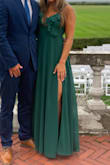 Wore this to a wedding and got so many compliments. I did have to get it shortened a little but with heels it was okay. - Jennifer C.