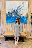 If you are petite, sleeves can be big but manageable. 
Cute dress. I got a lot of compliments - Sudha A.