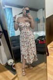 This dress fits perfectly! I am planning to wear it to my bridal shower this weekend ! - Kyleranne T.