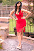 The most gorgeous red dress ever. I am an xs in Lulus and I would say the dress runs true to size. Sits on the curves perfectly. Lulus always makes me feel wonderful. The best therapist a girl can have. - Pinki C.