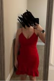 I was nervous to purchase a size Small after a thirty pound weight loss. Super excited at how this dress fits! Love the adjustable straps and slip, makes me feel really secure. - Jacie S.