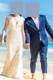 I picked this dress for my elopement, and it was perfect! Not heavy, and I could sit and walk in it. I only had the length shortened -- everything else fit me well. To top it off, you can't beat the price! Thank you Lulus! - Kristina H.