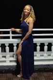Perfect dress for a summer wedding, looked very elegant. It's definitely long it still dusted the floor in heels. - Liara H.