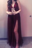I bought this dress for engagement photos. I love that it's long enough to be worn with heels. I got a ton of compliments! - Kari P.