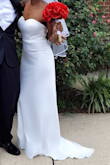 The dress came just in time and fit perfectly! I needed no alterations And the dress was so beautiful and simple, perfect for my small wedding ceremony. - London H.
