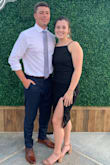 Wore this to a wedding and felt so good in it! Bought a medium and fit very TTS. It's form-fitting enough you don't need a bra (good, since it's backless) but the material is structured enough that it's very flattering. The low back and slit are just enough without being inappropriate. My one complaint is the straps were a bit tight, but I have broader shoulders and could still make it work. Buy it!!! - Emma B.