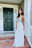 Simply gorgeous dress, the fabric is soft and light. - Tianne D.