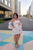 This is not a maternity dress by any means, but I thought I would order a large size and see how it looks like and feels. Fabulous! I love the colors and will order small once back to my pre-pregnancy size. (The shoes are also Lulus, super comfy!) - Chaza H.