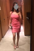 I wasn't sure about this one at first, but dressed it up with jewelry, heels, and a purse and loved it. NOTE: the one-shoulder strap was too long (I'm petite) so I had it hemmed a bit, an easy fix. I wore nipple covers/petals too, as the fabric is not super thick. It was great, not too short, cute and classy! - Shannon M.