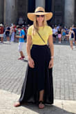 This skirt was perfect for my trip to Rome. It was flowy and great for touring the city in the summer heat. I paired it with a crop top. It does run a touch too small. I wasn't able to button it, so I had to rely on the ties. - Briana B.