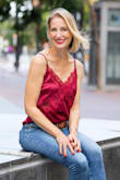 This is a great top for date night, used it in my profile photo for match. Cute, classy and flirty. - Dharma C.