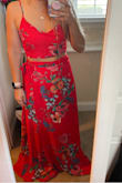 skirt is a little long but with wedges will
be great! Initially ordered a medium and exchanged for a small. - Christine E.
