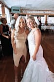 I got so many compliments and just an overall beautiful and simple dress! I usually order a small but I wanted this to fit tighter on me so I got an xsmall based off the other reviews and I'm so glad I did because this dress fit like a glove for me. Great quality! - Tabbetha W.