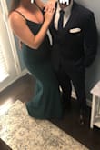I love how much this shows off curves without being too revealing. It's a great balance of classy and feminine. I needed shapewear to go with this one, but was very happy with it once my tummy was flattened/smoothed. - Allison D.