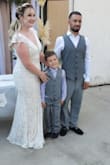 This dress fit to a T! Absolutely loved it and so did everyone, looks way more expensive than the cost .The lace is 3D looking and it's amazing! - Jheri L.