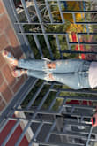 I love the high waist fit, roomy legs, sturdy denim weight & how they roll up or down. Great company. - Erin T.