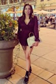 Wore it for date night and a sol loved it. Very flattering, true to size. I love it so much that I went ahead and order the blue one too :) - Alejandra C.