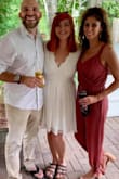 Wore this for my rehearsal dinner and it was beautiful! I border a medium to large but my rib cage area is a bit larger so if it's not stretchy I do a large, which is what I did. It fit very nicely. - Natalie S.
