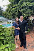 I love this dress! Similar to other reviews, I found it to be true to size everywhere except in the bust, the top was very large and flowy. But nothing that a safety pin and some fashion tape couldn't fix! It's really soft and comfortable, the color is beautiful, and I got tons of compliments. - Andree C.