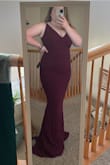 Ordered 4 dresses and loved this one the most! It's a great quality fabric and fit me perfectly. I had to hem it because I'm short and it's a flared bottom bit overall I'm very happy with it! (Photo is pre hem) - Kelly B.
