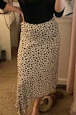 This was a little loose in the waist, I thought it would be a bit higher waisted but it's still super cute and nice quality! I can't wait to wear it! - Danielle K.
