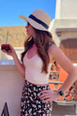 Super cute and super comfy! The fit was true to size. I wore this all day and had no complaints. It's not see through and also does not show panty lines. - Ashlee S.