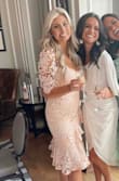 I wore this dress to my friends bridal luncheon and got so many compliments. I absolutely loved the fit and color. True to size so order what you normally get! - Cassie B.