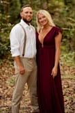 My absolute favorite dress!!! It's even more beautiful in person! I wore this dress for engagement photos and received so many compliments! I just purchased the cream color for my reception and cannot wait to wear that one.
You will not be disappointed with this dress! The fit was true to size. - Breanna E.