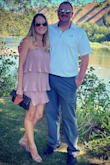 I wore this to a wedding at a winery and loved it! It was in the mid 80's and I stayed nice and cool in the flowy fabric. The pink is so pretty. I got many compliments on it! The top area was a little big for me, I thought about returning it for a small, but was a little worried it would then be too short. But I made the medium work. - Kiley K.