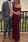 I never wear form-fitting dresses, and ordered with a few other dresses just to try it out, planning to return it. It was so well made and very flattering, it was the one I ended up keeping. It was perfect for a formal gala! It is long, however, so leave enough time to get it hemmed! If you're a tall gal, this would be a perfect pick for you! - Jennifer K.