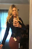 Love this jacket, got it in black- the arms are a little snug- I typically wear an xs, got it in small but can only wear it with a thin T-shirt. If you want to wear a sweatshirt or a sweater I would definitely go up to a medium. - Lisa W.