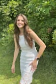 I loved this two-piece dress way more than I even thought! Wore it for my bridal shower and I'm so excited to reuse the top with so many skirts. For great and almost made me look like I have a butt which I don't. - Jacklyn S.