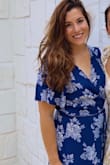 Love this dress so much, such a pretty color and the wrap makes it the perfect fit. Only downside is Lulus doesn't offer petite sizes so had to get it hemmed - Heather C.
