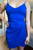 The dress clings to you in all the right places and helps obscure the areas that you might feel self-conscious about. I don't have the flattest stomach and the way the fabric lays is very flattering to my shape. This is quite possibly my favorite dress that I've ever ordered from Lulus. I cannot wait to order this in another color! - Susan H.