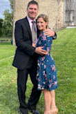 Wore this dress to a wedding and I did not want to take it off. I had to pin it together at the bust, which I was anticipating when I ordered it, but it was still very comfortable. The colors are much more vibrant and pretty in person. I will definitely be wearing this one again. - Jill S.