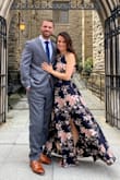 I love this dress so much! It was perfect for my brothers wedding. It's so fun the way it flows and I received so many compliments. I did have to have it hemmed quite a bit but that's expected because I'm short. - Amanda P.