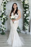 The dress was perfect and light weight. I was able to walk around comfortably and got lots of compliments on my dress! - Zulema G.