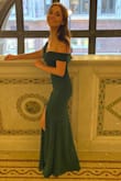 This dress was every bit as beautiful as I hoped it would be. I received so many compliments on the style and color of this dress throughout the event. The perfect choice for a formal wedding!! - Annmarie R.