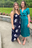 This is a perfect wedding guest dress. True to size, comfortable, doesn't wrinkle. - Cailin D.