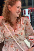 Meant to wear this to my bridal shower, ended up wearing it out for a happy hour with colleagues. It would have worked great for either! Very versatile and flirty. - Katie H.