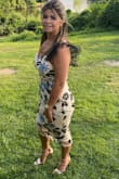 Was concerned about fit in bust area. Fit super well for 34D, 30" waist. Wore it to a wedding, super comfortable, length was perfect & received a lot of compliments. - Aleida G.