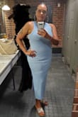 I love the feel of this dress the material is soft and breathable and the color is everything ..Your dresses are the best !!!! - Deniece R.
