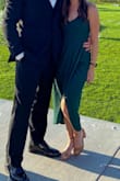 The dress is absolutely amazing!!! Received so many compliments on the style, color, fit, etc. Highly recommend - Amber H.