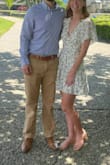 Bought this dress for my husband's graduation ceremony and photos. I absolutely loved it! Fits great and is very comfortable. The chest might be a little low for some people, but I personally felt comfortable in it. - CHRISTINA S.