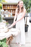 I wore this romper to my bridal shower which was hosted in a beautiful greenhouse! It fit perfectly and was so flattering. Comfortable and cute and a little sexy! - Megan G.