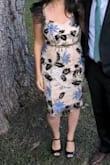 Had to get it shortened because it was falling at my shins. Also, had to get the straps adjusted and the dress pulled in. But it's very pretty and very unique. - Liza N.