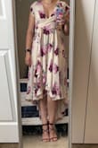 Fell in love with this dress when looking for something to wear to some upcoming weddings. Feels well made and not like it's going to rip easily. It is rather low cut, so an adhesive bra is a must (or wear something underneath for more modesty) - Samantha E.