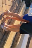 These shoes add a nice Pop to a simple black dress. Well-made shoes for a reasonable price. A little loose for me but wouldn't go smaller. Love these shoes! Wore them with a black dress and a blue dress. Very versatile - Annemarie L.