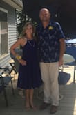 This dress was so comfortable and flattering. It is a beautiful color blue. I ordered two dresses and thought I'd like the other one better but this was the winner. The fabric has some give. The small fit great. - Patricia E.